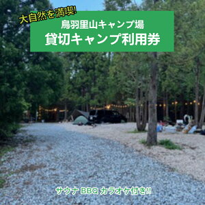 【ふるさと納税】150-18鳥羽里山キャンプ場 貸切キャンプ&BBQ(カラオケ付き)