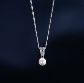 【ふるさと納税】あこや真珠 ペンダント ネックレス 5.5mm-6mm パールネックレス 真珠 シルバー ロジウム加工 レディース ジュエリー アクセサリー 冠婚葬祭 普段使い ギフト ケース付 国産 伊勢志摩 10-19