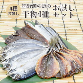 【ふるさと納税】 干物 お試しセット あじ開き さんま開き あじみりん さんまみりん 干物セット 国産 熊野灘 松屋水産 三重県熊野市