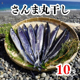 【ふるさと納税】 さんま丸干し 10本×1袋 魚作商店3代目の丸干し製法