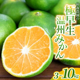 【ふるさと納税】 仲森農園の極早生温州みかん 3kg 5kg 7kg 10kg 選べる容量 みかん ミカン 蜜柑 温州みかん 温州ミカン mikan 極早生 柑橘 フルーツ 果物 くだもの 甘い 旬 数量限定 期間限定 10000円 三重県 熊野市 送料無料【2026年9月下旬頃～10月下旬頃に順次発送】