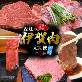 【ふるさと納税】 伊賀牛（冷蔵）伊賀肉 森辻の【定期便】《伊賀牛A5各種 5回お届け》/肉の横綱「伊賀牛」を計5回お届けします！牛肉 肉 黒毛和牛 伊賀牛 和牛 国産 A5 おすすめ 冷凍 送料無料 伊賀市 ふるさと納税 有限会社 森辻【mrtj-tkb0001】