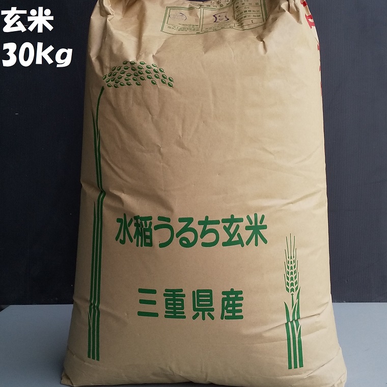 地域 三重県 の慣行的な普通栽培コシヒカリです ふるさと納税 全国一律送料無料 玄米 30kg×1袋 30kg 地域慣行普通栽培コシヒカリ 56％以上節約