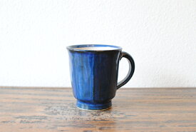 【ふるさと納税】「呉須」八面 コーヒーカップ ig-01 陶器 いろは窯