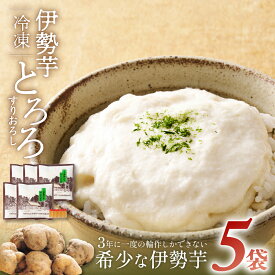 【ふるさと納税】伊勢いも すりおろし 冷凍とろろ hk-01 冷凍 小分け 伊勢芋 山芋 ヤマイモ パック 個包装 ご飯のお供 三重県多気町