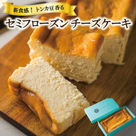 【ふるさと納税】 新食感 トンカ豆 香る セミフローズン チーズケーキ 450g ふるさと ふるさと納税 人気 お菓子 洋菓子 おやつ スイーツ おすすめ セレクト チーズケーキ 定番 フローズン ご褒美 半解凍 トンカ 香り パティスリーパパ