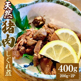 【ふるさと納税】猪肉 しぐれ煮 400g （200g×2P）／ 冷凍 いとう 天然 ジビエ 猟師肉 イノシシ ジビエ料理 猪 イノシシ肉 いのしし お肉 ご自宅用 家庭用 ギフト 贈答用 三重県 大台町 (311)