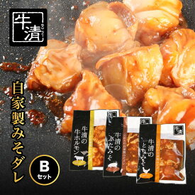 【ふるさと納税】（冷凍） 自家製みそダレ Bセット　ホルモン200g×1　豚肉×1　鶏肉×1　/　イベリコ　伊勢志摩