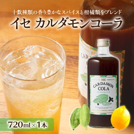 【ふるさと納税】高評価★5.00 フローナル イセカルダモンコーラ 大瓶 720ml×1本【10数種類のスパイスをブレンドした、地元企業オリジナルのクラフトコーラ】