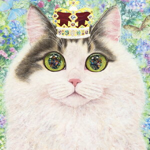 【ふるさと納税】大津市在住猫作家福嶋吾然有が描く猫のフルオーダー絵画 【 猫 ネコ 福嶋吾然有 オーダー 絵画 オーダーメイド 大津市 】