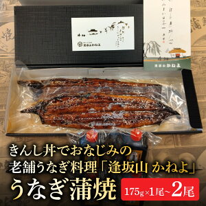 きんし丼でおなじみの老舗うなぎ料理 「逢坂山 かねよ」 うなぎ蒲焼 一尾or二尾 / 鰻 うなぎ 国産鰻 国産うなぎ 鰻蒲焼 うなぎ蒲焼き 日本うなぎ