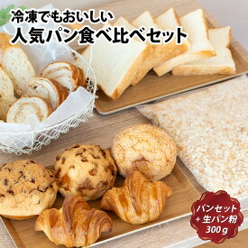 【ふるさと納税】冷凍でもおいしい人気パン食べ比べセット（自家製生パン粉付き）