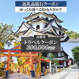 【ふるさと納税】 滋賀ツアー 滋賀県 彦根市 旅行クーポン 300,000円分 琵琶湖 彦根城 石垣 国宝 観光 旅行 ホテル 旅館 老舗 高級 トラベル チケット 家族 カップル 宿泊 予約 おすすめ 父の日 母の日 旅行券 宿泊券