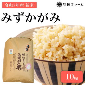 【ふるさと納税】 令和7年産 環境こだわり栽培 新米 みずかがみ 玄米 10kg 滋賀県認証 魚のゆりかご水田米 10 令和7年 7年 10月 順次発送 滋賀 彦根