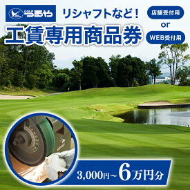 【ふるさと納税】 つるやゴルフ 工賃専用商品券 店舗受付用 / WEB受付用 3,000円~6万円分 ゴルフ ゴルフクラブ クラブ シャフト リシャフト 手入れ メンテナンス 修理 工賃 グリップ交換 調整 ヘッド修理 高反発加工 塗り替え 利用券 商品券 割引券 つるや 滋賀 彦根