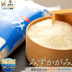 【ふるさと納税】【定期便】JA東びわこ みずかがみ10kg×3ヵ月連続でお届け | 米 お米 白米 精米 国産 頒布会 近江米 自宅用 贈答 ギフト 滋賀県 彦根