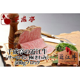 【ふるさと納税】 千成亭 近江牛 ローストビーフ サーロイン 極 きわみ 500g ブロック ソース ブロック肉 肉 牛肉 国産 冷凍 近江牛 黒毛和牛 送料無料 ブランド牛 日本三大和牛 近江牛 国産牛 クリスマス お歳暮 ギフト プレゼント 母の日 父の日 おすすめ 人気 彦根 滋賀