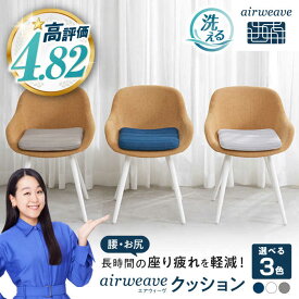 【ふるさと納税】エアウィーヴ クッション 滋賀県長浜市/株式会社エアウィーヴ[AQBV039] エアウィーヴ エアウィーブ airweave クッション 椅子用クッション 椅子用座布団 椅子 腰痛 洗える 在宅勤務 在宅 リモート 高反発クッション 30000 3万