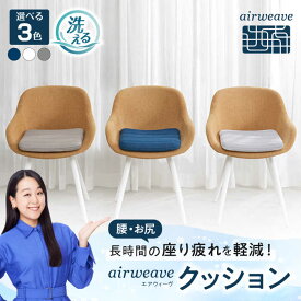 【ふるさと納税】エアウィーヴ クッション 滋賀県長浜市/株式会社エアウィーヴ[AQBV039] エアウィーヴ エアウィーブ airweave クッション 椅子用クッション 椅子用座布団 椅子 腰痛 洗える 在宅勤務 在宅 リモート 高反発クッション 30000 3万