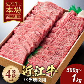 【 ふるさと納税 】 近江牛 焼肉用 バラ 500g〜1kg A4ランク A5ランク 4等級以上 冷蔵 焼き肉用 焼肉用牛肉 焼肉用肉 焼肉 焼き肉 牛肉 肉 牛 牛バラ 牛バラ肉 牛ばら肉 霜降り お取り寄せ よしだ 近江牛ギフト ギフト プレゼント 御中元 お中元