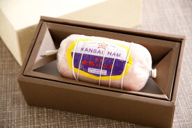 【ふるさと納税】関西ハム【800g】 1本入り プレスハム ハム 国産 豚肉 もち豚 冷蔵