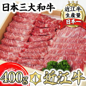 【ふるさと納税】【畜産農家支援】近江牛 4等級以上 400g 毛利志満 牛肉 鉄板焼・焼肉用 牛肉 赤身 牛 A4 A5 冷蔵 国産 滋賀県産 近江八幡 贈り物 ギフト 送料無料【リピート多数】【頑張った方へのご褒美を贅沢に】