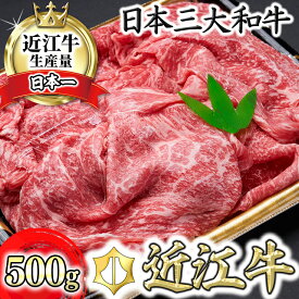 【ふるさと納税】特選近江牛もも切り落とし 500g【冷凍】【赤身】【牛肉 ランキング 極上 ブランド牛 旨み たっぷり 送料無料 】【国産】