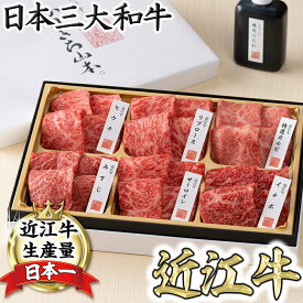 【ふるさと納税】カネ吉山本 近江牛【極】定番・焼肉6種盛り合わせ サーロイン / リブロース / カルビ / イチボ / ランプ / カメノコ / ウチヒラ / クラシタ / ヒウチ / マルシン / ミスジ から6品を職人が厳選 食べ比べ 牛肉420g 焼肉たれ100g