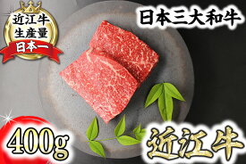 【ふるさと納税】極上近江牛赤身ステーキ【400g（200g×2枚)】【冷凍】【びわこフード】ブランド牛 日本三大和牛 赤身 冷凍 牛肉 牛 ステーキ A4/A5 国産 極上 滋賀県産 送料無料