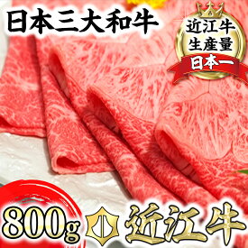【ふるさと納税】 近江牛 すき焼 しゃぶしゃぶ用 A5ランク 800g 希少部位 みすじ すき焼き肉 にく スライス 国産 牛肉 肉のげんさん 冷凍 送料無料 ブランド牛 日本三大和牛 キャンプ アウトドア 焼肉 bbq 贈り物 【リピート多数】【畜産農家支援】
