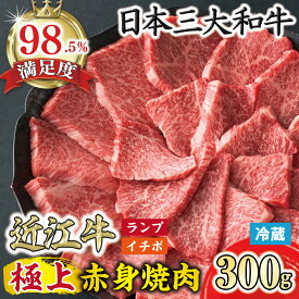 【ふるさと納税】【PRキャンペーン対象】寛閑観 近江牛 極上『赤身』焼肉用（ランプ・イチボ） 300g 寛閑観 牛肉 国産 近江牛 冷蔵 父の日 御中元 お中元