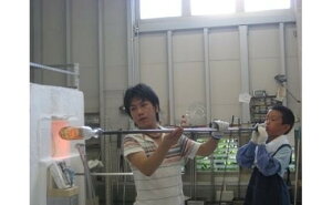 【ふるさと納税】吹きガラス体験「ペアグラスづくり」チケット