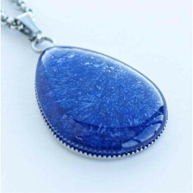 【ふるさと納税】近江瑠璃細工「青の花しずく」ネックレス