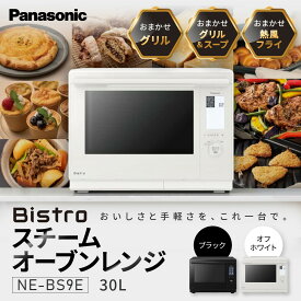 【ふるさと納税】パナソニック スチームオーブンレンジ ビストロ NE-BS9E 容量30L ＜カラー：選択可能＞