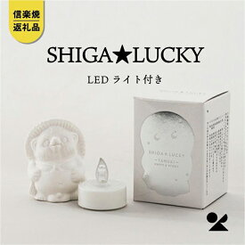 【ふるさと納税】【信楽焼・明山】　SHIGA★LUCKY(LEDライト付)　lucky-02
