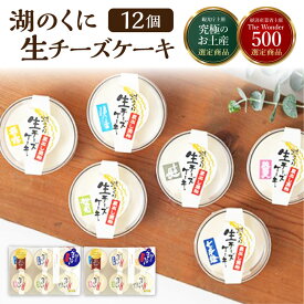 【ふるさと納税】湖のくに生チーズケーキ12個 社会福祉法人あゆみ福祉会(工房しゅしゅ) 滋賀県 東近江市 A-G08 ケーキ レアチーズケーキ スイーツ チーズケーキ 酒粕 日本酒 詰め合わせ 贈り物