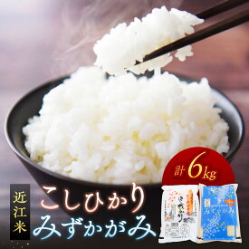 【ふるさと納税】近江永源寺米食べ比べセット 計6kg 株式会社カネキチ 滋賀県 東近江市 B-C10 米 食べ比べ セット 6kg 白米 精米 近江米