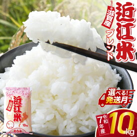 【ふるさと納税】＼選べる配送月／【最短5営業日～出荷】令和7年度産 近江ブレンド米 10kg 中川吉兵衛商店 滋賀県 東近江市 B-B03 米 10kg ブレンド米 白米 精米 お米 こめ 滋賀県産 訳あり 生活応援 複数原料米 配送月選べる