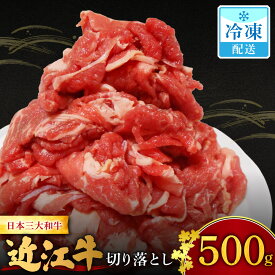 【ふるさと納税】 近江牛切り落とし 500g 西川精肉店 滋賀県 東近江市 O-I15 和牛 牛肉 肉 切り落とし 焼肉 すき焼き 炒め物 ギフト お取り寄せ 高級 近江牛