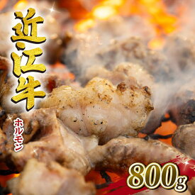 【ふるさと納税】 近江牛 ホルモン 焼肉 800g 冷凍 黒毛和牛 和牛 切落し 切り落とし 高級 小腸 大腸 マルチョウ 肉 焼き肉 セット もつ モツ鍋 新着 贈り物 ギフト 滋賀県 竜王町 岡喜 神戸牛 松阪牛 に並ぶ 日本三大和牛 スーパーセール お買い物マラソン