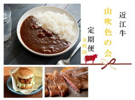 【ふるさと納税】 【近江牛 定期便【山吹色の会】全4回】 肉 牛肉 ブランド牛 三大和牛 和牛 黒毛和牛 贈り物 ギフト プレゼント 冷凍 滋賀県 竜王