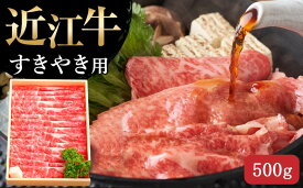 【ふるさと納税】 【近江牛 すき焼き用(肩ロース500g)】 肉 牛肉 すき焼き すきやき ブランド牛 三大和牛 和牛 黒毛和牛 贈り物 ギフト プレゼント 滋賀県 竜王