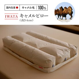 【ふるさと納税】 枕 キャメル IWATA 高さ4cm ラクダ まくら 職人 滋賀県 愛荘町