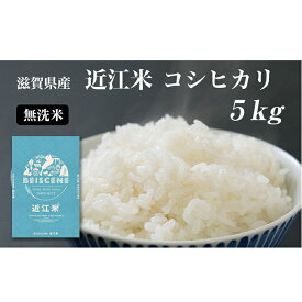 【ふるさと納税】令和5年産滋賀県豊郷町産　近江米 コシヒカリ　無洗米　5kg　【お米・コシヒカリ・米・無洗米】