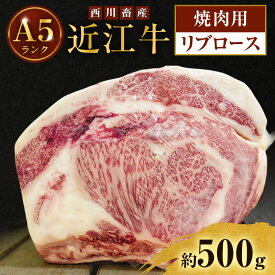 【ふるさと納税】【最短1週間発送】 A5ランク 近江牛 焼肉 肉 牛肉 雌牛 リブロース 約500g 焼肉用 ふるさと納税 お肉 ブランド牛 和牛 黒毛和牛 滋賀県 豊郷町
