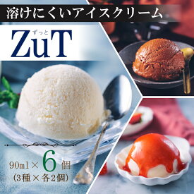 【ふるさと納税】 ZuT 溶けにくい アイス 6個(3種×各2) ミルク チョコレート イチゴ スイーツ デザート 人気 ジェラート アイスクリーム ジャージー 牛乳 苺 フルーツ チョコ カカオ 贈答 プレゼント ギフト 食べ比べ 詰め合わせ セット 冷凍 ジャージー牛乳 丹後 京都