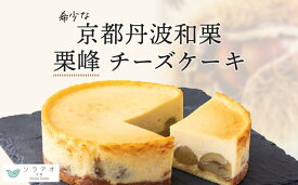 【ふるさと納税】 11月中旬～1月中旬発送 和栗 チーズケーキ 4号ホール マロン和栗 栗峰 丹波栗 お菓子 スイーツ ケーキ 贈答 プレゼント 冷凍 おすすめ 京都府 綾部 soraao