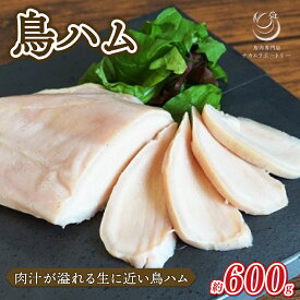 【ふるさと納税】 肉汁溢れる鳥ハム 600g 国産 鳥ハム ハム 鶏肉 鳥肉 鳥 鶏 家庭用 お手軽 簡単 お取り寄せ 鳥 肉 ハム おつまみ あて 肴 おかず 冷凍 京都 高タンパク 木津川