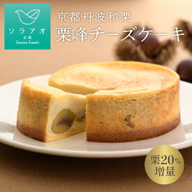 【ふるさと納税】2026年11月中旬発送 和栗 チーズケーキ 4号ホール マロン和栗 栗峰 丹波栗 お菓子 スイーツ ケーキ 贈答 プレゼント 冷凍 おすすめ 京都府 綾部 ソラアオ