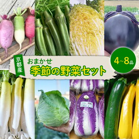 【ふるさと納税】 野菜 セット 4～8種 詰め合わせ おまかせ 京都 西村農園 久御山町 旬 旬野菜 なす ピーマン キャベツ かぶ とうもろこし 大根 カリフラワー ブロッコリー